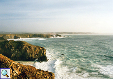 Blick auf die Praia do Amado