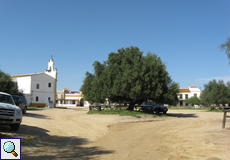 Zentraler Platz in El Rocío Zentraler Platz in El Rocío