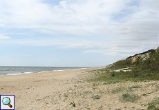 Strand am Dünenpfad Cuesta de Maneli