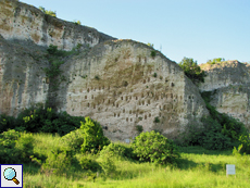 Die thrakische Kultstätte Kovan Kaya mit ihren Felsnischen