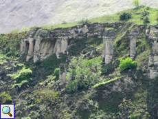 Die säulenförmigen Felsen von Pobiti Kamani'