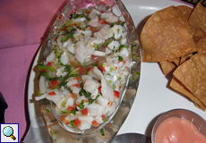 Eine Portion Ceviche