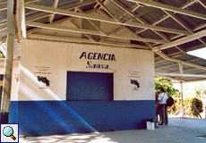 Das Flughafengebäude in Palmar Sur