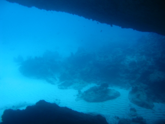 Unterwasseransicht am Blue Room
