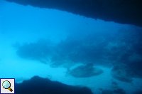 Unterwasseransicht am Blue Room