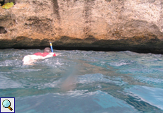 Der Eingang zum Blue Room, Curaçao