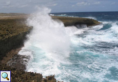 Die Brandung in Boka Tabla auf Curaçao