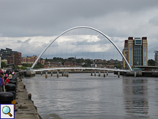 Die Gateshead Millenium Bridge