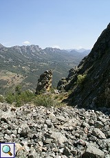 Felslandschaft bei Cabañas del Castillo