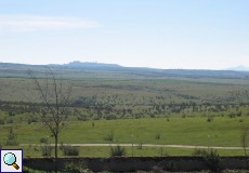 Blick auf Trujillo in der Ferne