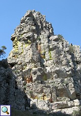 Felsen bei Cabañas del Castillo