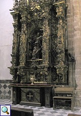 Detail in der Kirche des Monasterio de Guadalupe