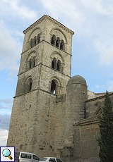 Turm der Iglesia de Santa María la Mayor in Trujillo