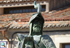 Reiterstatue von Francisco Pizzaro in Trujillo von vorn