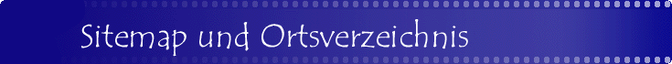 Sitemap und Ortsverzeichnis