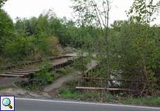 Die Panzerwaschanlage beim ehemaligen Camp Altenrath in der Wahner Heide