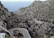 Straße nach Sa Calobra Straße nach Sa Calobra
