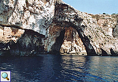 Felsbogen bei Blue Grotto