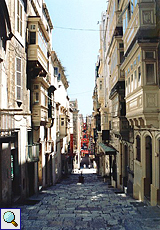 Straße in Valletta