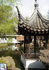 Pavillon im Chinesischen Garten im Botanischen Garten