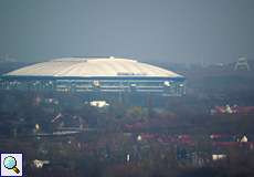 Blick auf die Veltins-Arena in Gelsenkirchen-Schalke