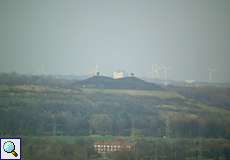 Halde Rungenberg in Gelsenkirchen vom Tetraeder in Bottrop aus gesehen