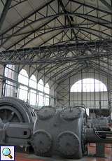 Die weitläufige Maschinenhalle der Zeche Zollern, Schacht II/IV
