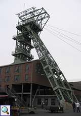 Fördergerüst und Schachthalle von Zeche Zollern, Schacht II/IV in Dortmund