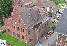 Das Gelände der Zeche Zollern von oben betrachtet