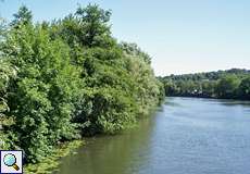 Blick auf die Ruhr von der Kampmannbrücke aus