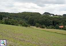 Hügelige Landschaft in der Nähe der Ruhrlandklinik
