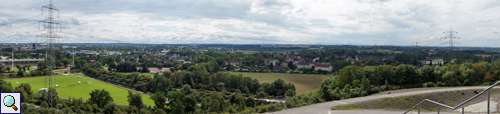 Panoramablick nach Süden von der Halde Rheinelbe aus