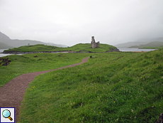 Die Ruine von Ardvreck Castle bei Loch Assynt