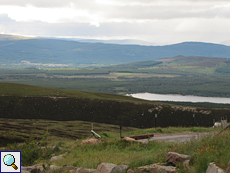 Die Aussicht an der Cairgorms Mountains Railway Station