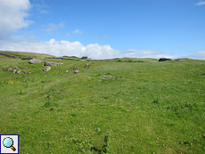 Hügel an der alten Siedlung