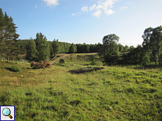 Landschaft in der Nähe der Steading