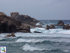 Wildes Meer an der Anse Bonnet Carré