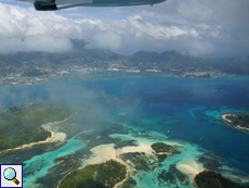 Blick auf das Meer am St. Anne Marine Nationalpark