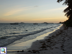 Abends am Strand der Grand Anse