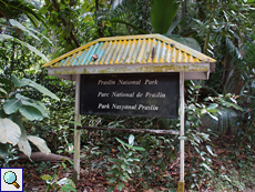 Der Praslin Nationalpark beherbergt seltene Pflanzen und Tiere