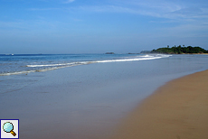 Strand auf der Bentota-Halbinsel