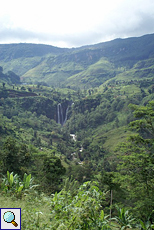 Ramboda Falls im Hochland Sri Lankas
