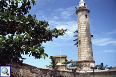 Eines der Wahrzeichen der Stadt Galle ist der Leuchtturm