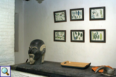 Kunstwerke im Haus auf dem Anwesen Brief Garden