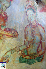 Barbusige Schönheit: Wolkenmädchen von Sigiriya