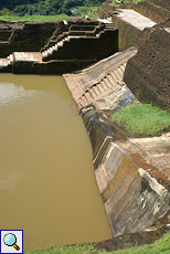 Königsbad auf dem Gipfel des Sigiriya-Felsens