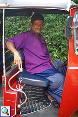 Der immer freundliche Tuktukfahrer Vijith