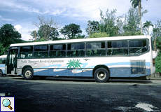 Öffentlicher Bus auf Tobago