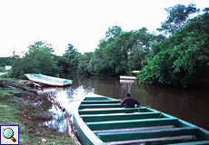 Ausflugsboot in den Caroni-Sümpfen