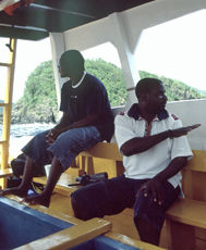 Bootsfahrt nach Little Tobago